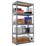 Метален стелаж STAR 180х75х35 см, до 275 кг на рафт - сив