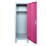 Метален шкаф Carmen CR-1605-1 JZ - сив / розов