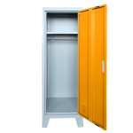 Метален шкаф Carmen CR-1605-1 JZ - сив / оранжев