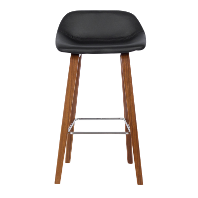 Бар стол Carmen 3088 - орех - черен