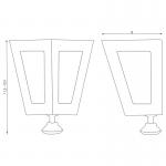 Комплект крака за метален шкаф