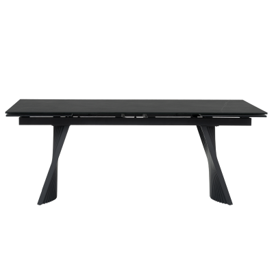 Разтегателна трапезна маса KOWAL - черна