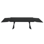 Разтегателна трапезна маса KOWAL - черна