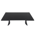 Разтегателна трапезна маса KOWAL - черна