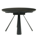 Разтегателна трапезна маса DOMINIK - черна