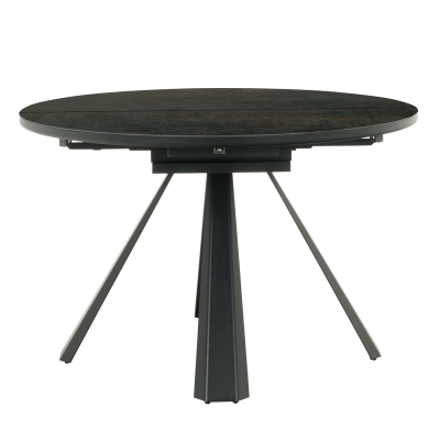 Разтегателна трапезна маса DOMINIK - черна