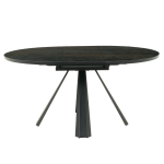 Разтегателна трапезна маса DOMINIK - черна