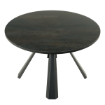 Разтегателна трапезна маса DOMINIK - черна