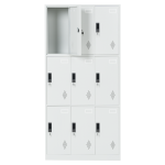 Метален шкаф Carmen CR-1244 GR - сив