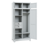 Метален шкаф Carmen CR-1229 GR - сив