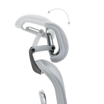 Ергономичен стол METZ - сив