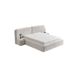 Тапицирана спалня с матрак MYKONOS 180 х 200 - перла SY