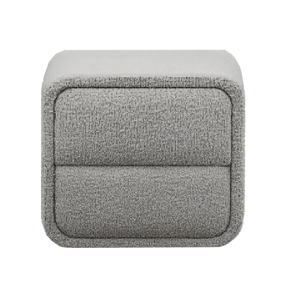 Нощно шкафче за спалня RODOS - светлосив 326