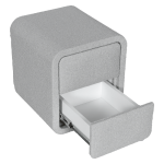 Нощно шкафче за спалня RODOS - светлосив 326