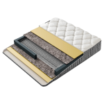 Тапицирана спалня с матрак PERRY LUX 140 x 200 - крем 01