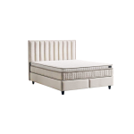 Тапицирана спалня с матрак PERRY LUX 140 x 200 - крем 01