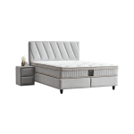 Тапицирана спалня с матрак SIESTA 160 x 200 - светлосив 21