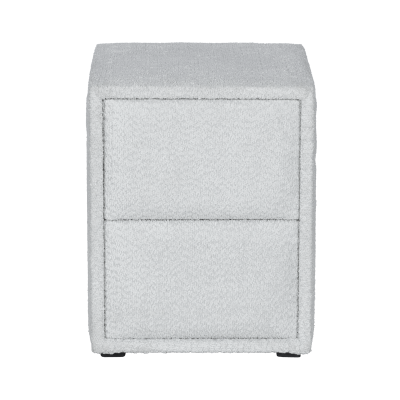 Нощно шкафче за спалня PAROS - сребърен AN