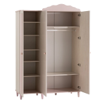 Трикрилен детски гардероб POLLINA