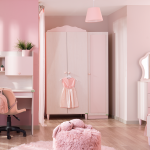 Трикрилен детски гардероб POLLINA