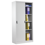 Метален шкаф Carmen CR-1266 L - сив