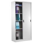 Метален шкаф Carmen CR-1266 L - сив