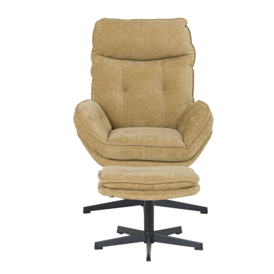 Кресло с табуретка ANDREA - горчица