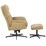 Кресло с табуретка ANDREA - горчица