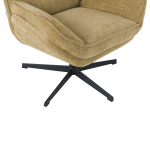 Кресло с табуретка ANDREA - горчица