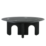 Комплект холни маси BALDER - черен-бял