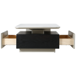 Холна маса ALIVIA - бял-капучино