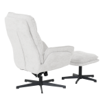 Кресло с табуретка ANDREA - шампанско