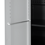 Метален шкаф за инструменти Carmen CR-1226 L SAND - черен-сребърен