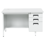 Метално бюро Carmen CR-1317 L - сиво