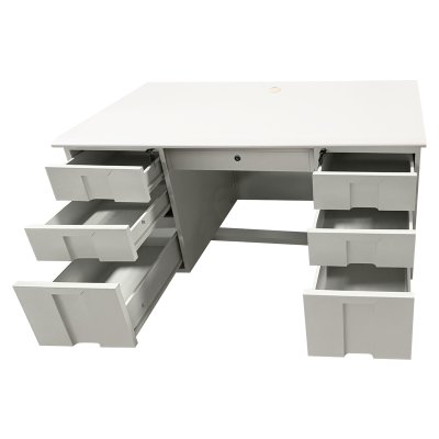 Метално бюро Carmen CR-1319 L - сиво