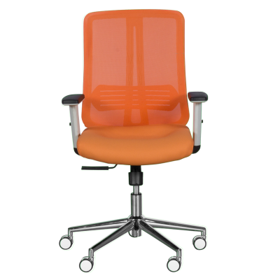 Президентски офис стол LORENA - оранжев