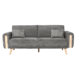 Разтегателен диван - тройка GOMA - сив Е13