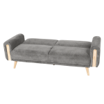 Разтегателен диван - тройка GOMA - сив Е13