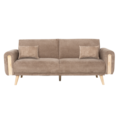 Разтегателен диван - тройка GOMA - кафяв E40