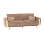 Разтегателен диван - тройка GOMA - кафяв E40