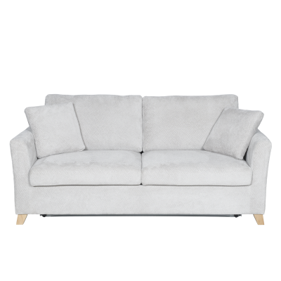 Разтегателен диван - тройка FIZI - светлосив E05