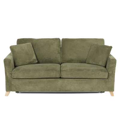 Разтегателен диван - тройка FIZI - зелен Е75