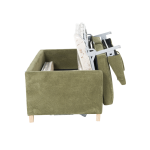 Разтегателен диван - тройка FIZI - зелен Е75