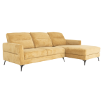Ъглов диван INGA - жълт V68