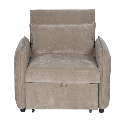 Разтегателен фотьойл AKETI - бежов М34