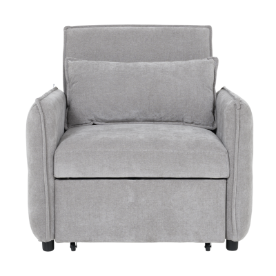 Разтегателен фотьойл AKETI - сив М11