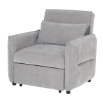 Разтегателен фотьойл AKETI - сив М11