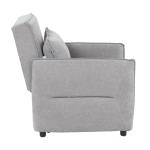 Разтегателен фотьойл AKETI - сив М11