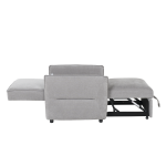 Разтегателен фотьойл AKETI - сив М11