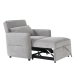 Разтегателен фотьойл AKETI - сив М11